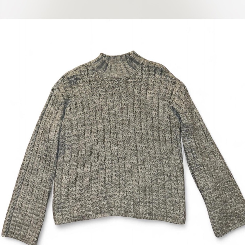 St. John Bay women’s Gray mock neck Sweater